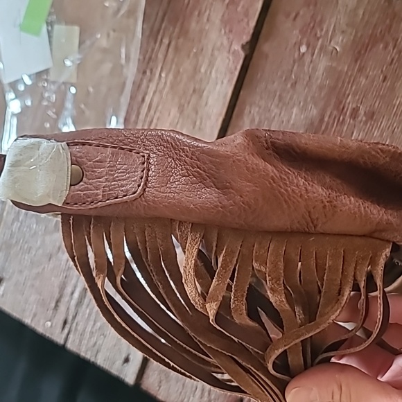 Leather Purse cowhide and tassels. American Darling new - Picture 6 of 7